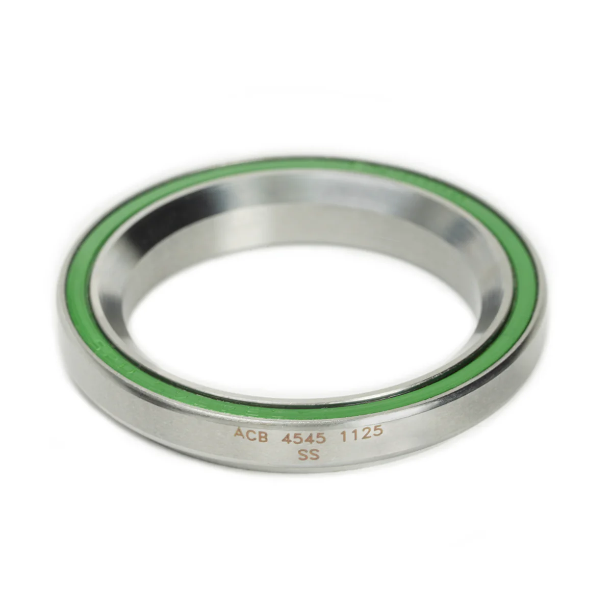 ACB 4545 1125 SS - 1 1/8 440C Stainless, Angular Contact Headset Bearing (30.5x41.8x6.5-45/45)