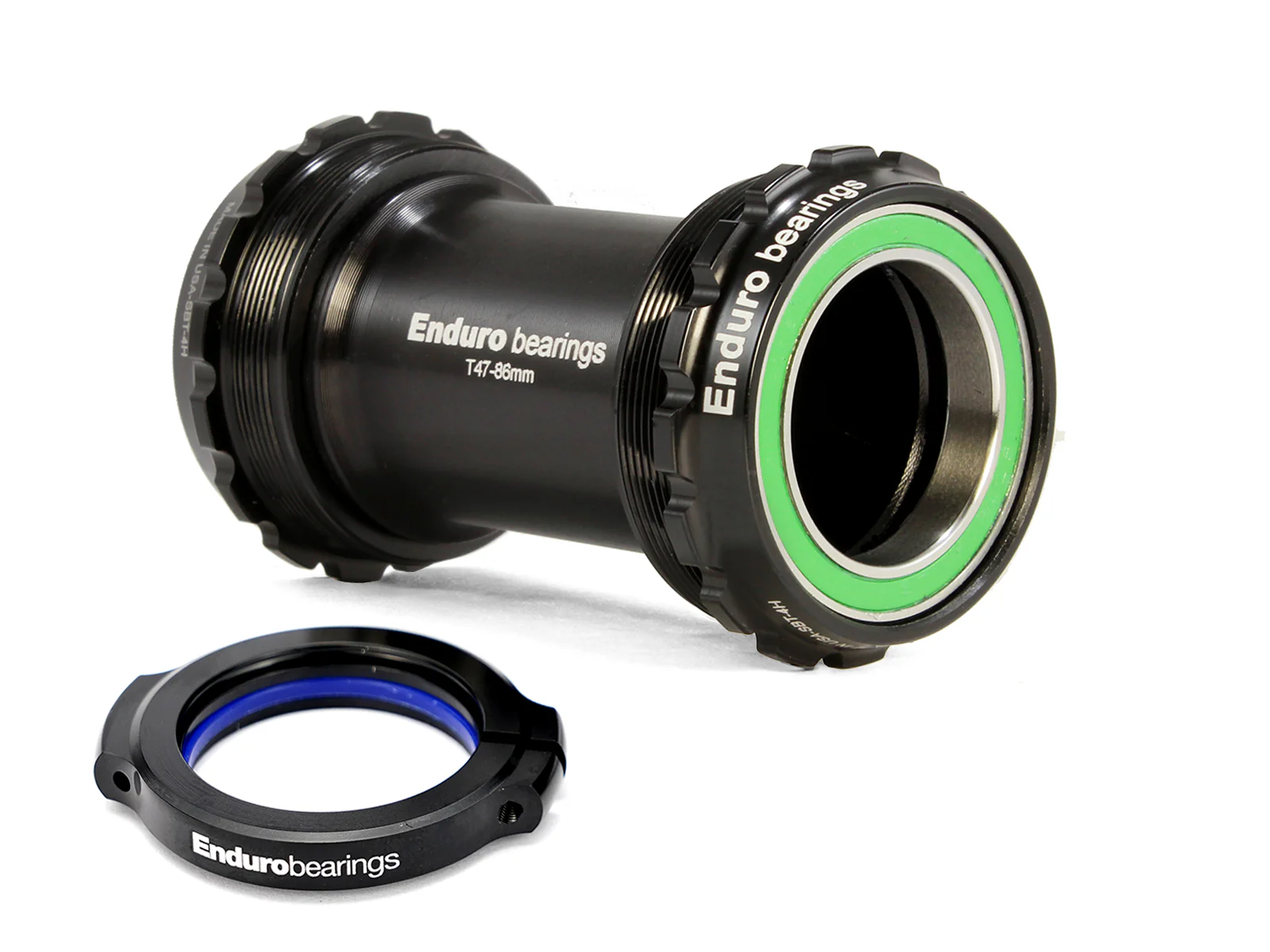 BKC-0776 - T47-External, Threaded, Ceramic Hybrid, XD15, Angular Contact Bearing, Bottom Bracket for T47 Framesets and 30mm Cranksets