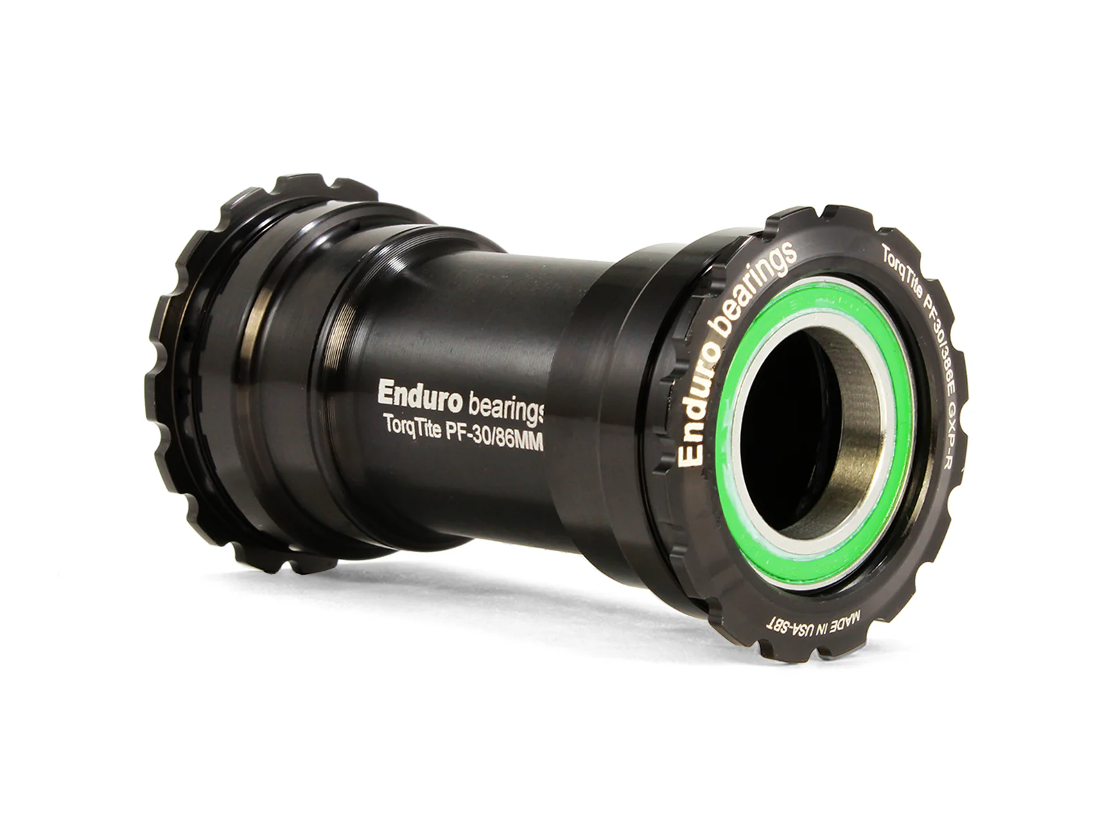 BKC-0841 - TorqTite, Ceramic-Hybrid, XD15, Angular Contact, Bearing Bottom Bracket for BB386 framesets and SRAM GXP Cranksets