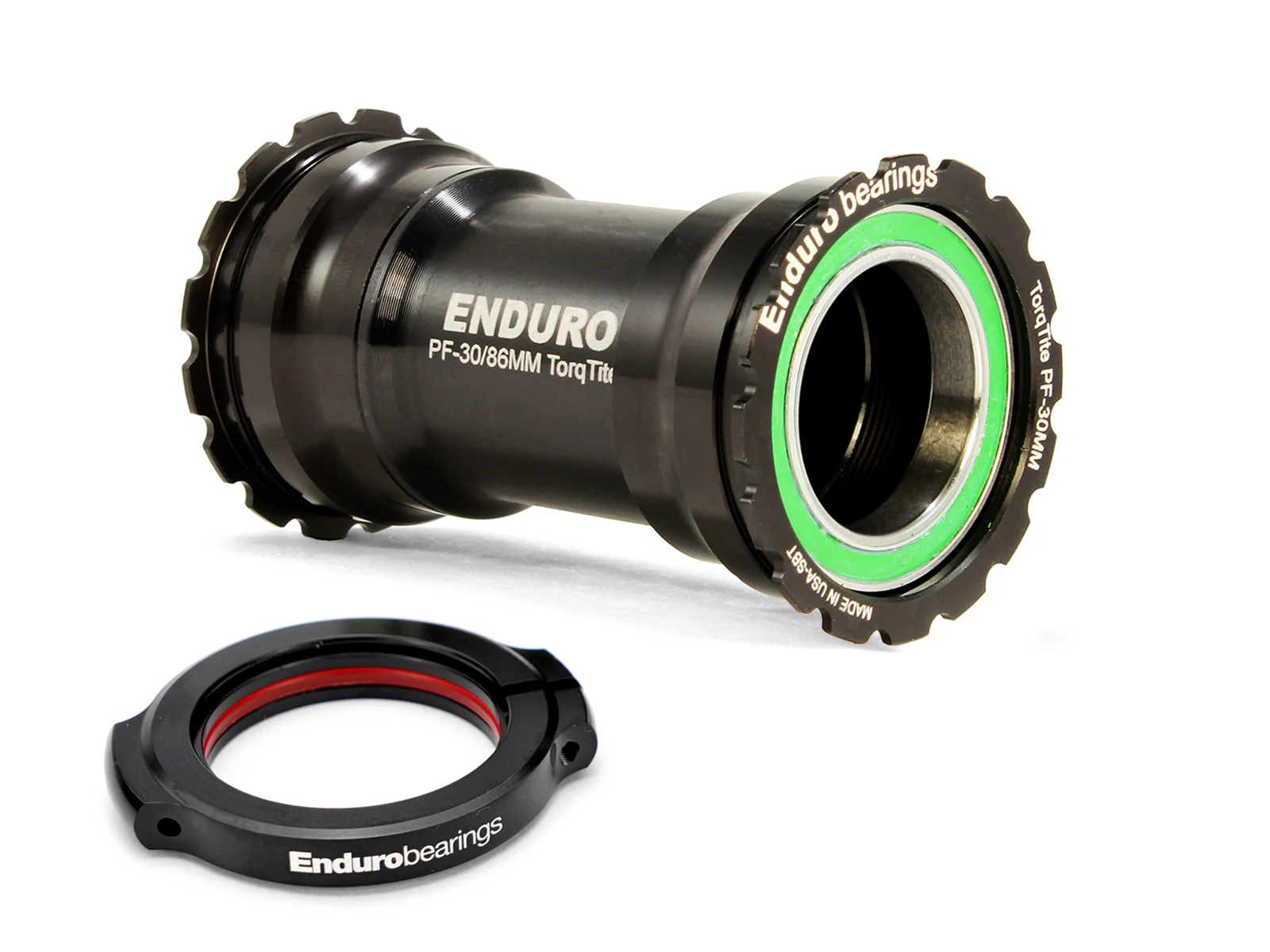 BKC-0899 - TorqTite, Ceramic-Hybrid, XD15, Angular Contact, Bearing Bottom Bracket for BB386 framesets and SRAM DUB cranksets