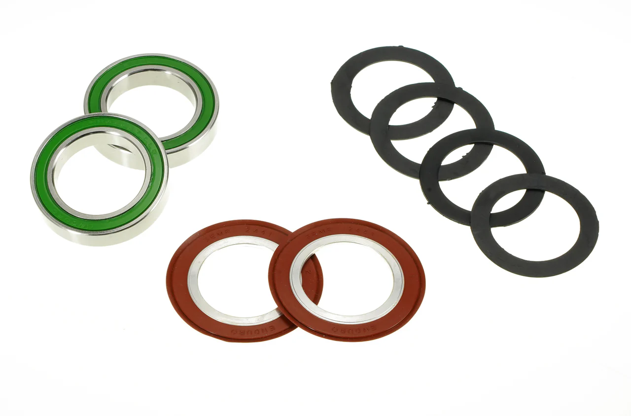 BKS-54114 - 440C Stainless, Angular-Contact, Bottom Bracket Bearing Kit for Shimano 24mm cranksets and BB86/92 pressed-in bottom bracket cups