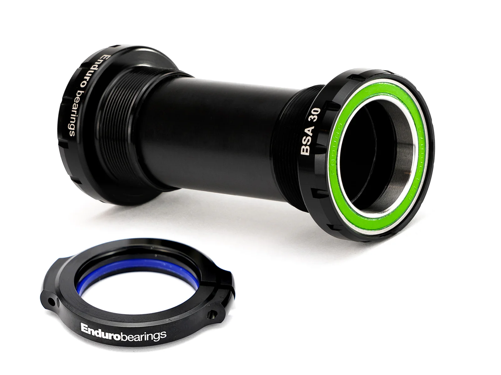 BKS-6053 - BSA Thread-In, Angular Contact, 440C Stainless Bottom Bracket for 30mm Cranksets (spindle length of 104mm or more)