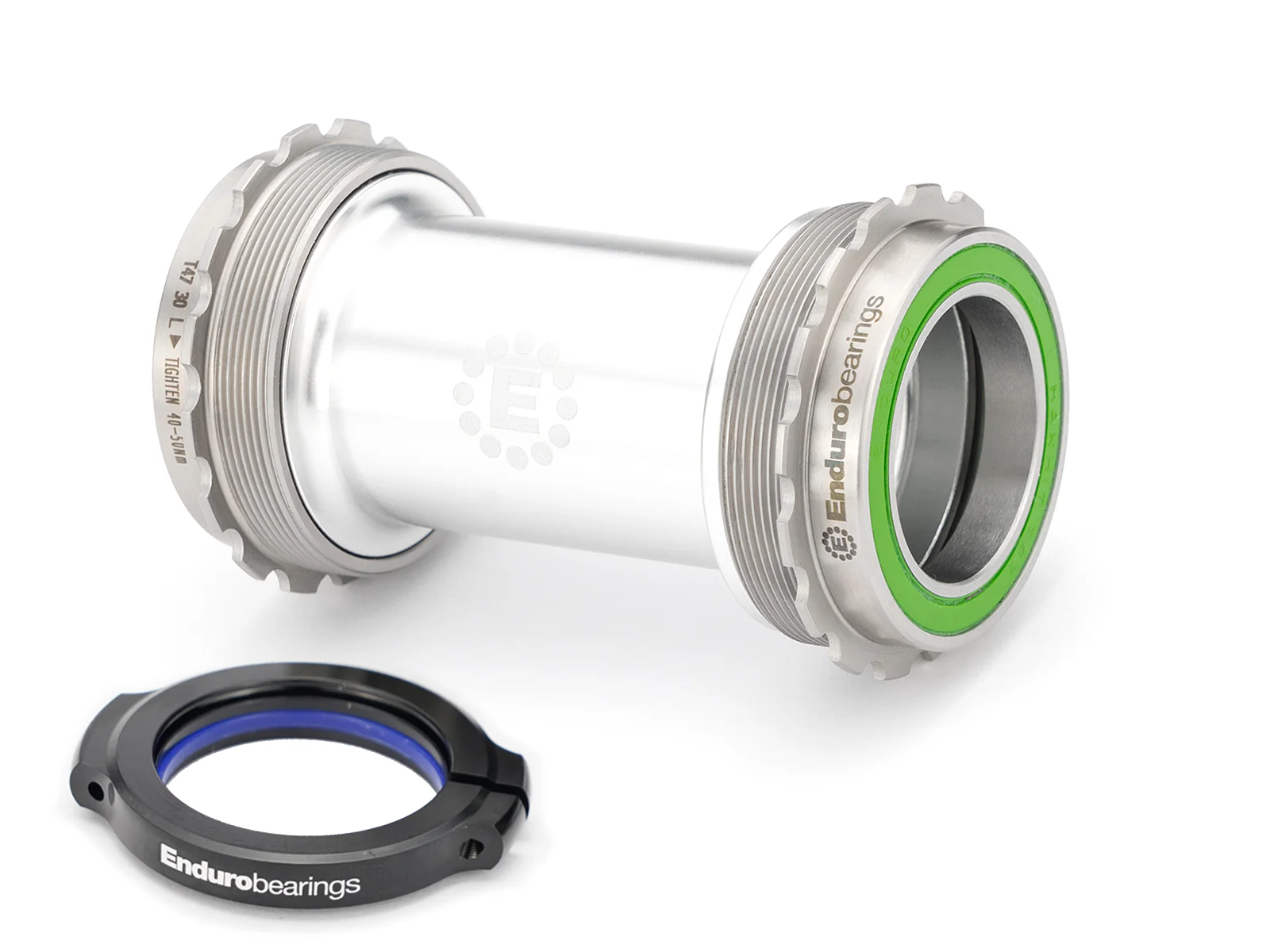 BKSM-8143 - Maxhit, 440C Stainless, T47 External 30mm Bottom Bracket kit