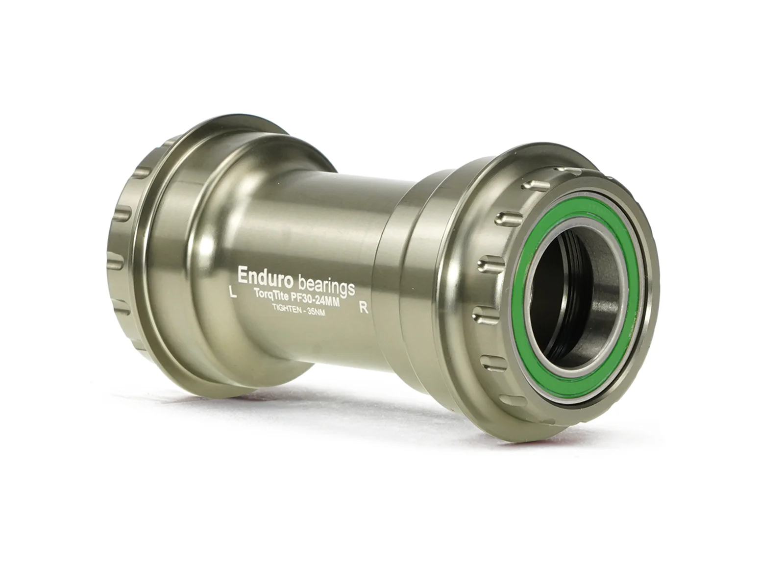 BKSR-0112 - TorqTite, 440C Stainless, Radial Bearing Bottom Bracket for PF30 Framesets and Shimano 24mm Cranksets