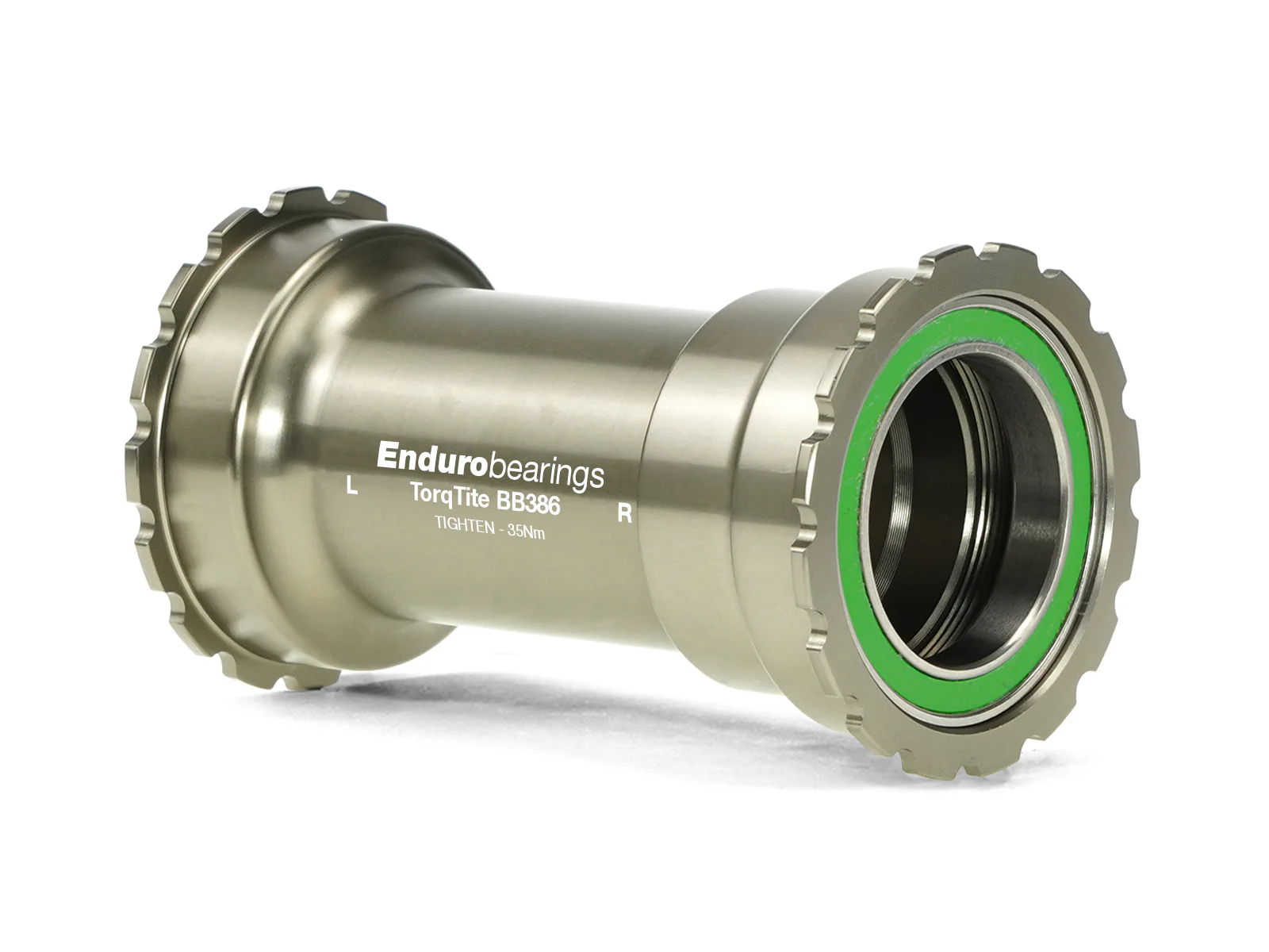 BKSR-0162 - TorqTite, 440C Stainless, Radial Bearing Bottom Bracket for BB386 Framesets and 30mm Cranksets