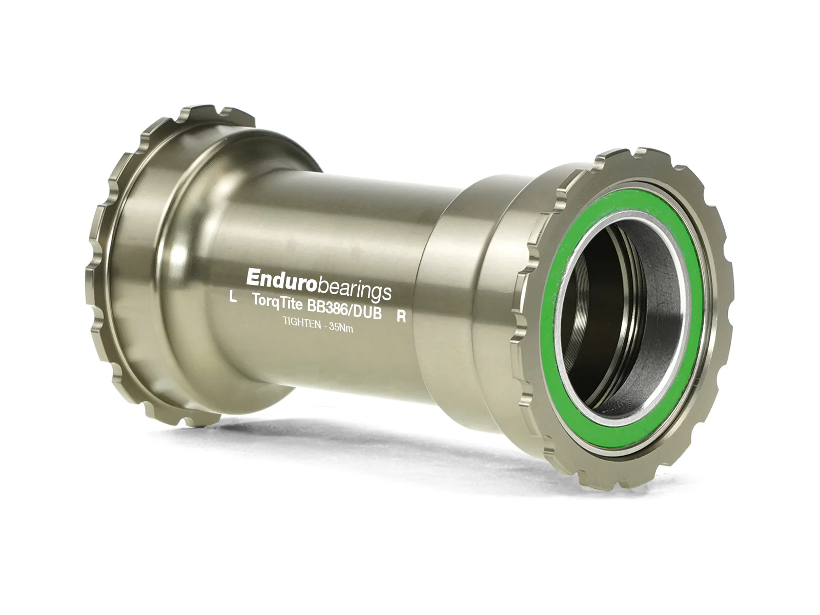 BKSR-0167 - TorqTite, 440C Stainless, Radial Bearing Bottom Bracket for BB386 Framesets and SRAM DUB Cranksets