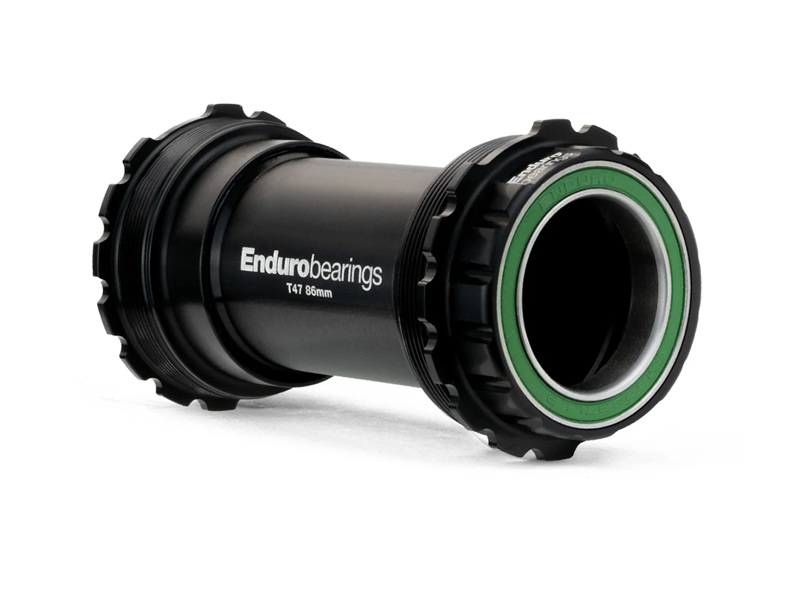 BKSR-0286 - T47-Asymmetrical, Thread-In, 440C Stainless, Radial Bearing Bottom Bracket for BB386 type (30mm) spindles.