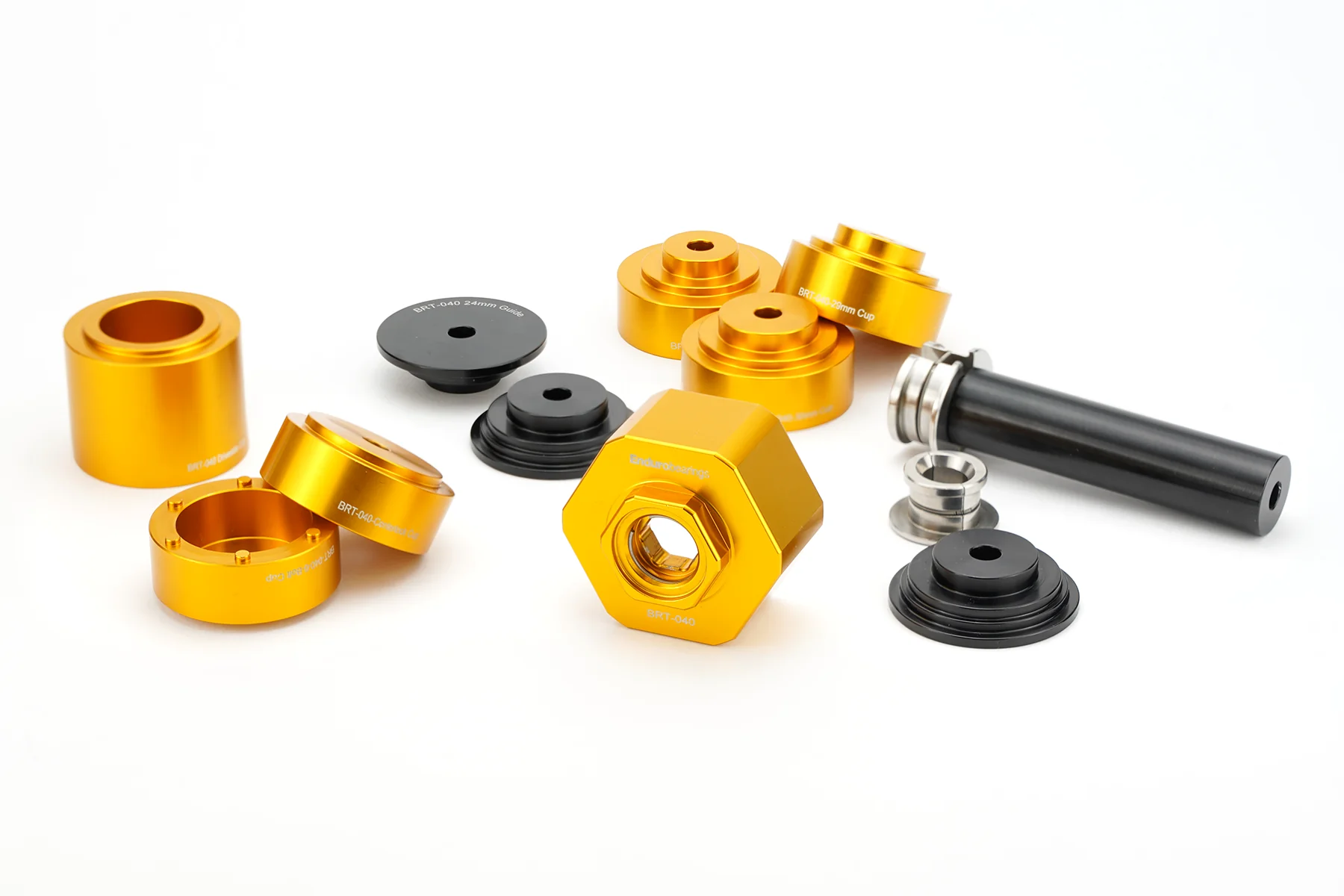 BRT-040 - Toolkit for BB bearing removal and installation, and hub bearing removal. For use with BRT-060 and BRT-050 bearing presses.
