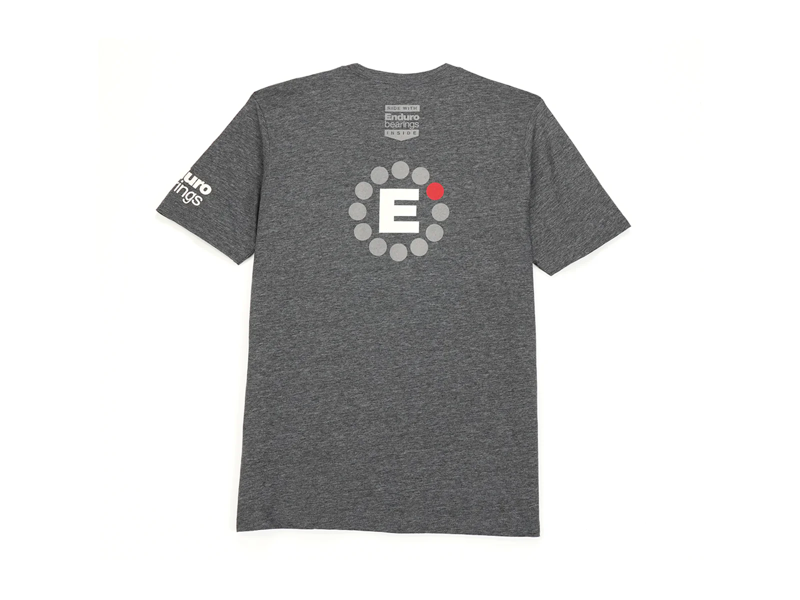 TS-0001-M-XL - Enduro Bearings T-Shirt | Next Level Apparel | short sleeve | men | size XL | dark gray heather - Image 2