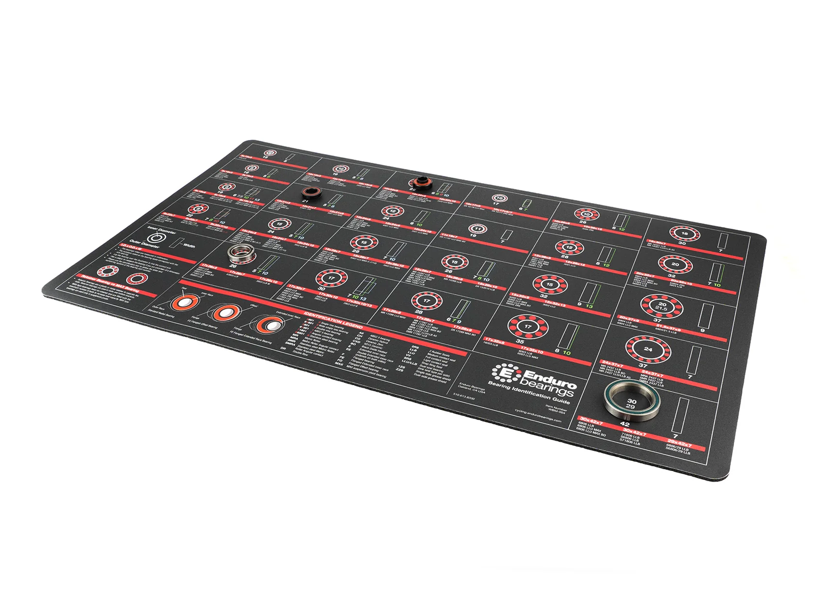 WBM-004 - Mechanic Workbench Bearing ID Mat (version 2)
